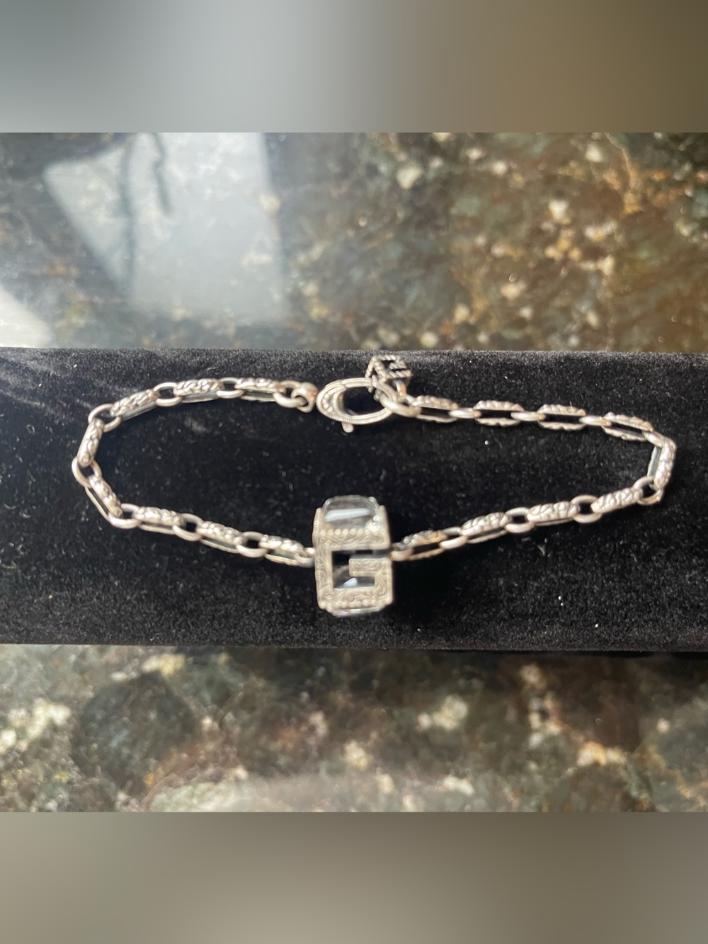 Gucci White and Black Men's Jewelry Box 8”